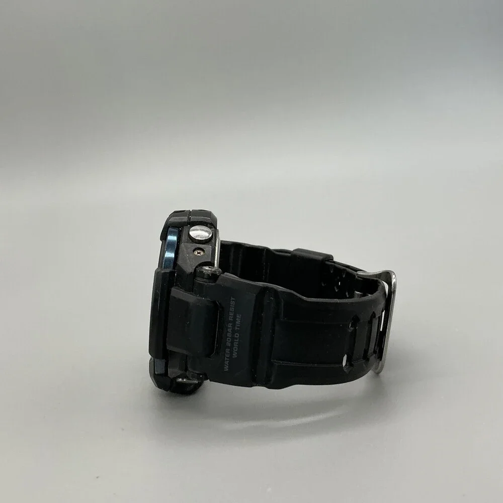 Casio G-Shock GA-1000 Mens Watch 52mm Black Blue Digital Twin Sensor New Battery